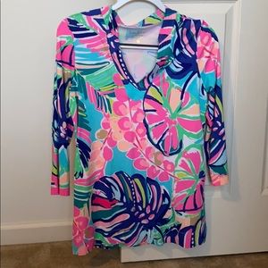 Lilly Pulitzer knit tunic top Size Small